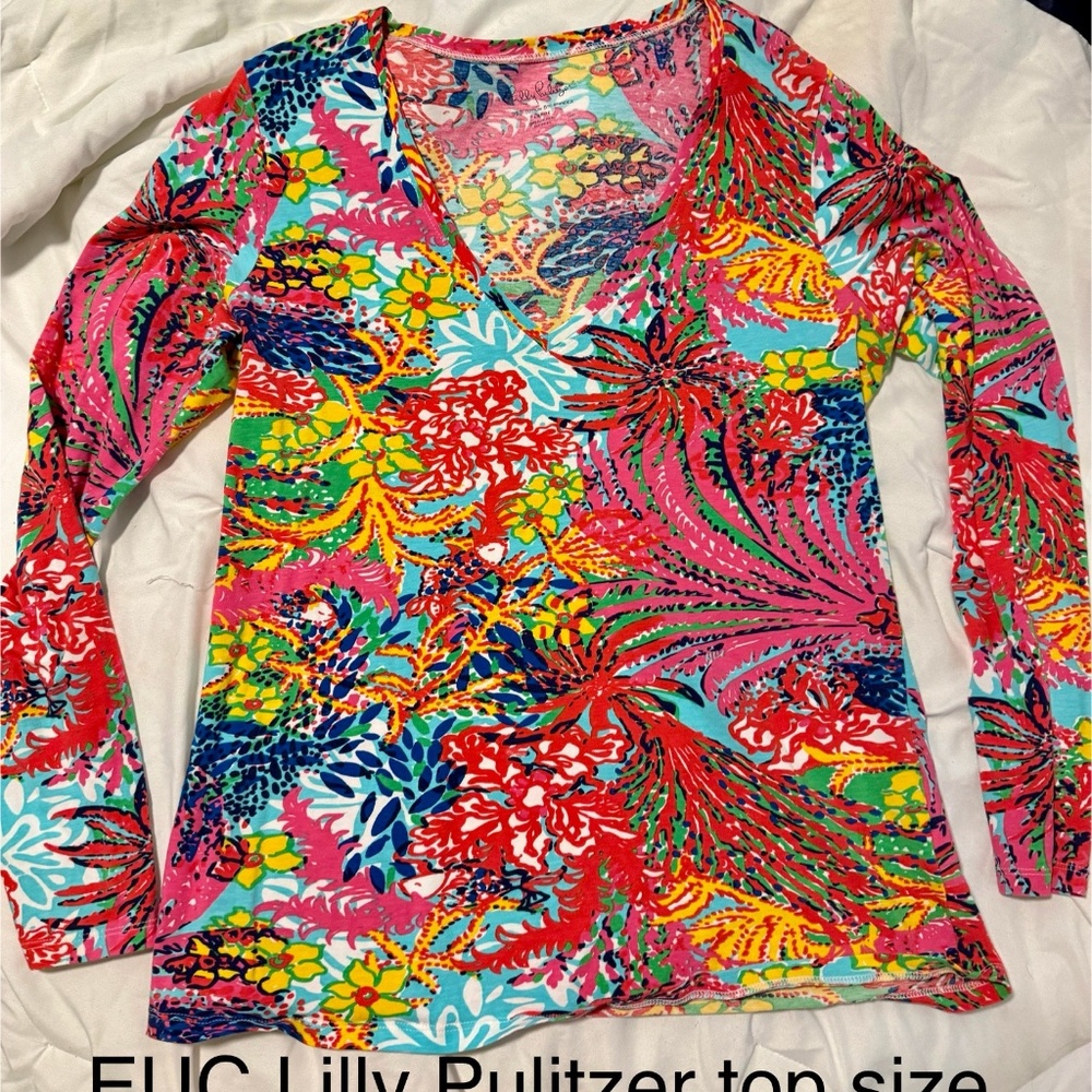 EUC Lilly Pulitzer top L